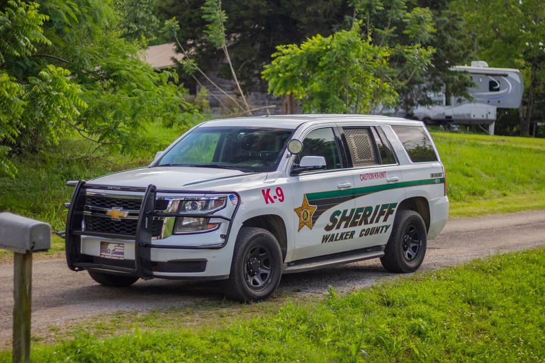 Walker County Alabama Sheriff Vehicle Decals 1:24 